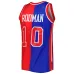 Camiseta Dennis Rodman Detroit Pistons Mitchell & Ness Hardwood Classics 1988/89 Split Swingman
