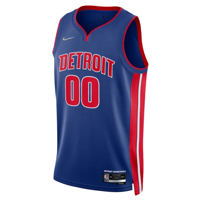 Detroit Pistons Camiseta personalizada Diamond Swingman 2021/22 - Edición Ícono - Azul