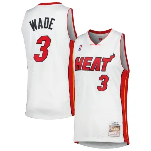 Dwyane Wade, Miami Heat Mitchell & Ness 2005/06 Klassische Edition Swingman-Trikot - Weiß
