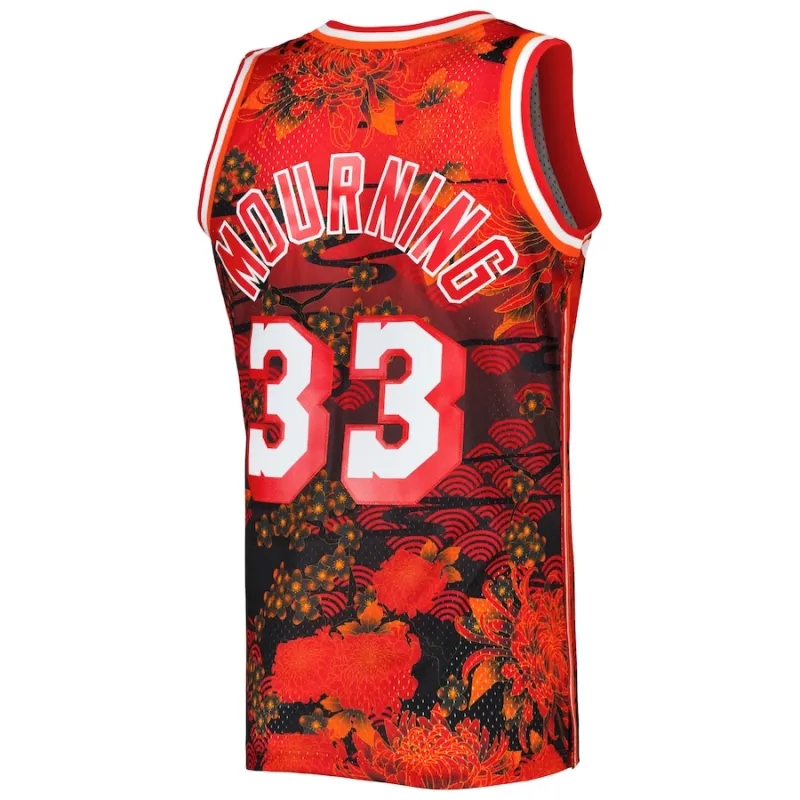 Alonzo Mourning Miami Heat Mitchell & Ness 1996/97 Hardwood Classics Lunar New Year Trikot