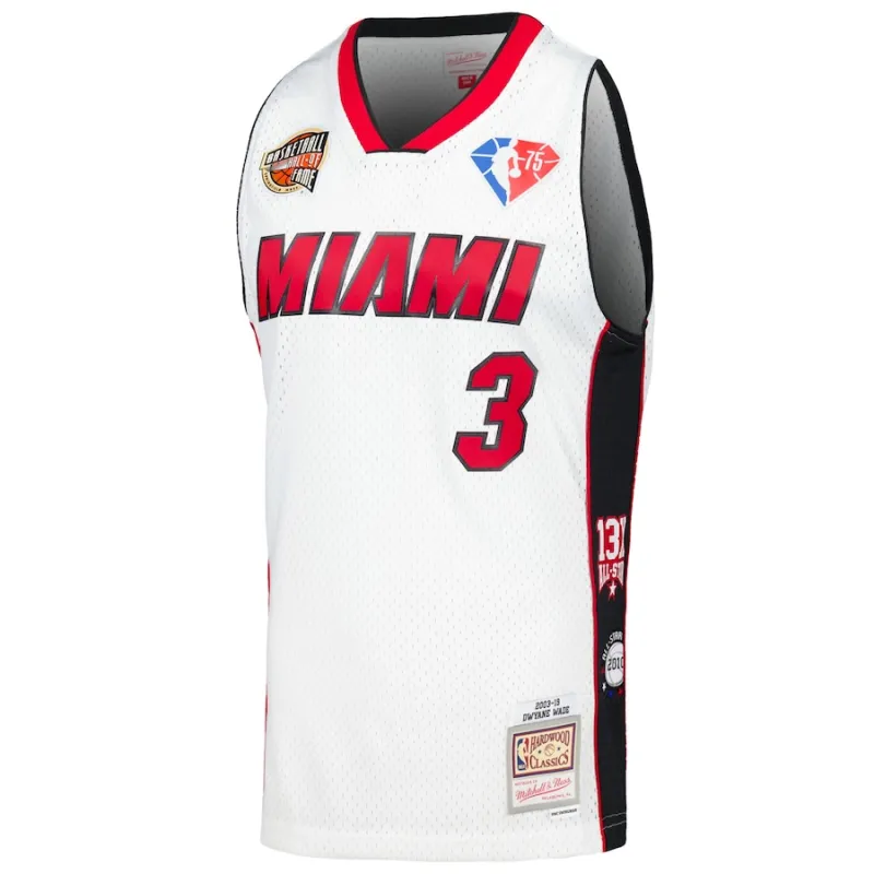 Dwyane Wade Miami Heat Mitchell & Ness Unisex Hall of Fame Klasse 2023 Retro Swingman Trikot