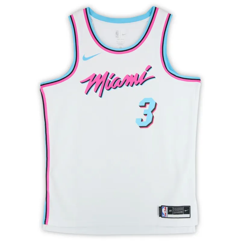 Miami Heat Dwyane Wade Swingman Jersey - White