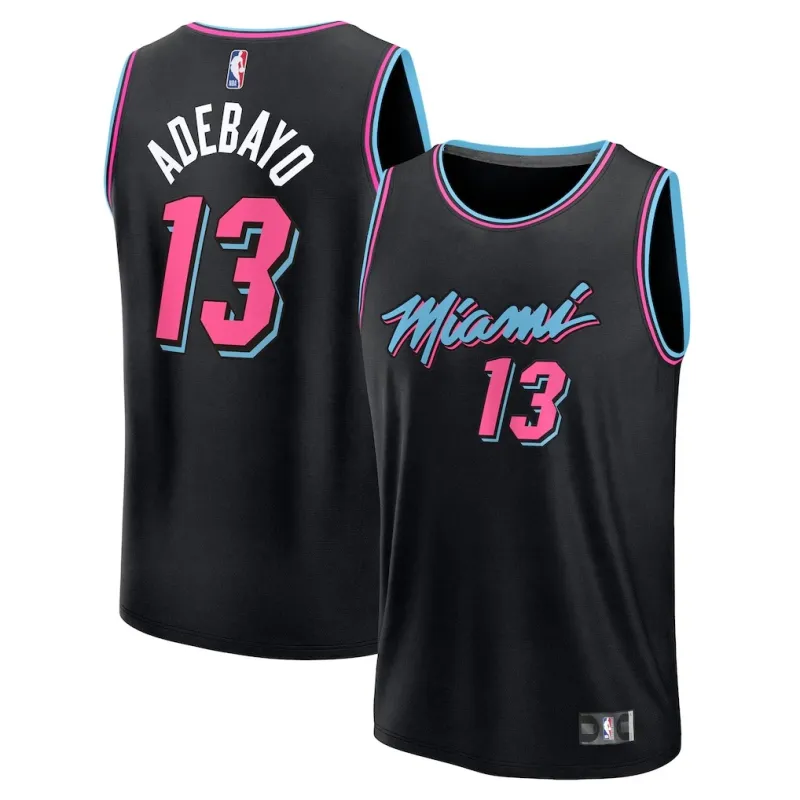 Miami Heat Bam Adebayo 2025/26 Swingman Jersey - City Edition - Black