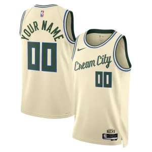 Milwaukee Bucks 2025/26 Swingman Unisex Jersey - City Edition - Cream