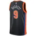 New York Knicks RJ Barrett 2022/23 City Edition Unisex Swingman Trikot Schwarz