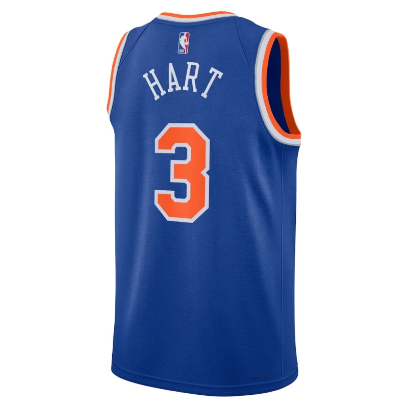 New York Knicks Camiseta Swingman Josh Hart - Edición Icon - Azul