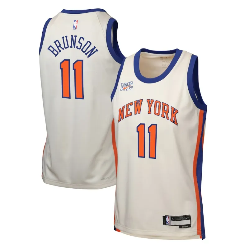 NYK Brunson 2025/26 Swingman City Edition Jersey Cream
