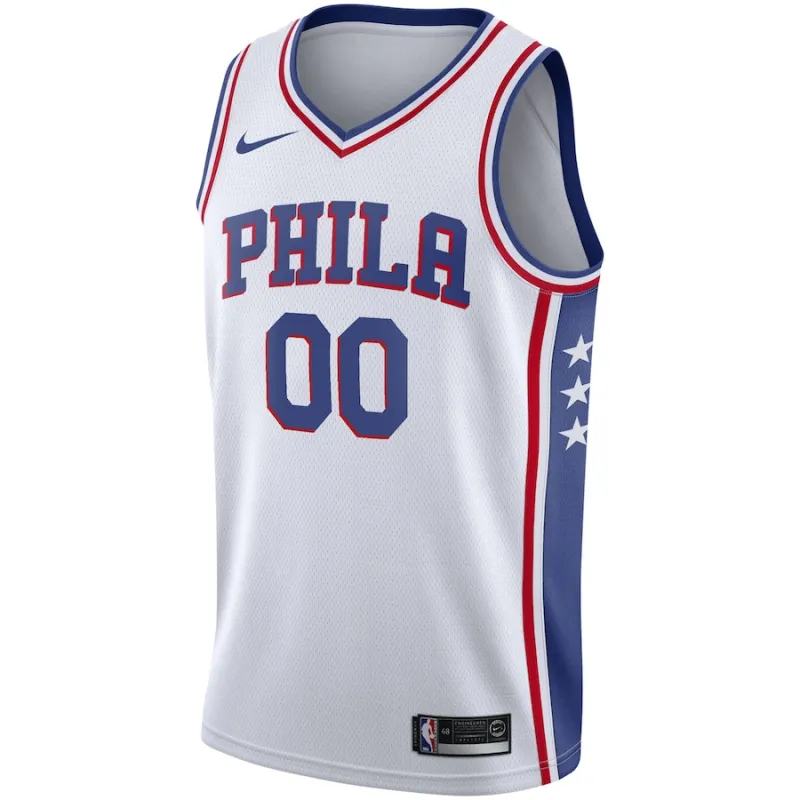 Philadelphia 76ers Maillot personnalisé Swingman 2020/2021 - Édition de l'Association - Blanc