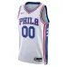 Philadelphia 76ers Maillot personnalisé Swingman unisexe de la saison 2022/23 - Édition de l'Association - Blanc