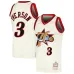 Allen Iverson Philadelphia 76ers Mitchell & Ness Swingman Jersey - Creme-Farbe