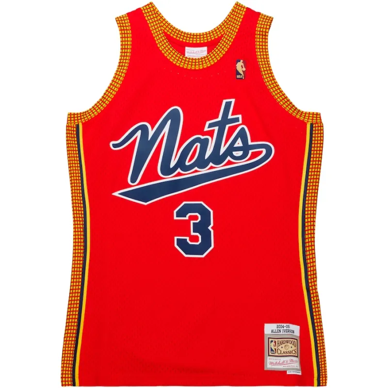 Allen Iverson Philadelphia 76ers Mitchell & Ness 2004/05 Classic Edition Swingman Jersey - Red
