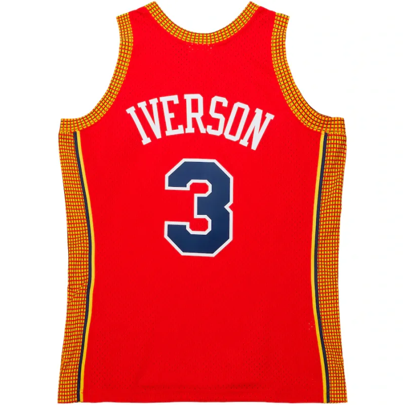 Allen Iverson Philadelphia 76ers Mitchell & Ness 2004/05 Classic Edition Swingman Jersey - Red