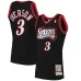 Allen Iverson Philadelphia 76ers Mitchell & Ness 1997/98 Hardwood Classics Authentic Jersey - Black
