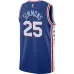 Ben Simmons Philadelphia 76ers Maillot Diamond Swingman 2021/22 - Édition Icon - Bleu Royal