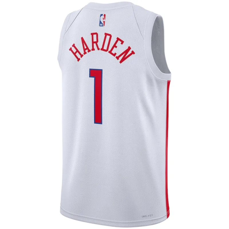 James Harden Philadelphia 76ers Unisex 2022/23 Season Swingman Jersey - City Edition - White