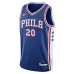 Jared McCain Philadelphia 76ers Camiseta Swingman para Jóvenes - Edición Ícono - Azul Real