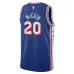 Jared McCain Philadelphia 76ers Camiseta Swingman para Jóvenes - Edición Ícono - Azul Real