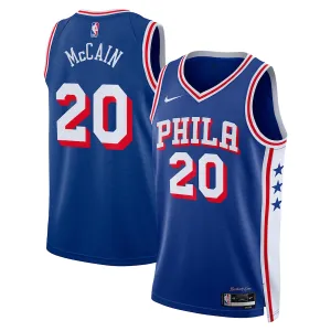 Jared McCain Philadelphia 76ers Swingman Jersey - Icon Edition - Royal Blue