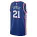 Joel Embiid Philadelphia 76ers Maillot Swingman Unisexe - Édition Icône - Bleu Royal