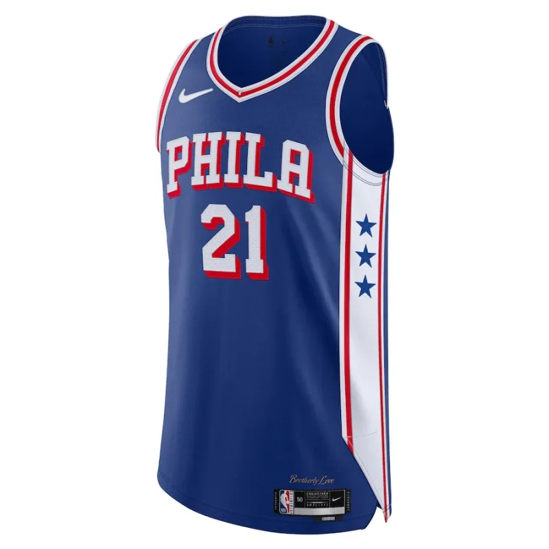 Joel Embiid Philadelphia 76ers Player Jersey - Icon Edition - Royal Blue