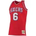 Julius Erving Philadelphia 76ers Mitchell & Ness Frauen 1982/83 Klassisches Hardwood Classics-Jersey - Rot
