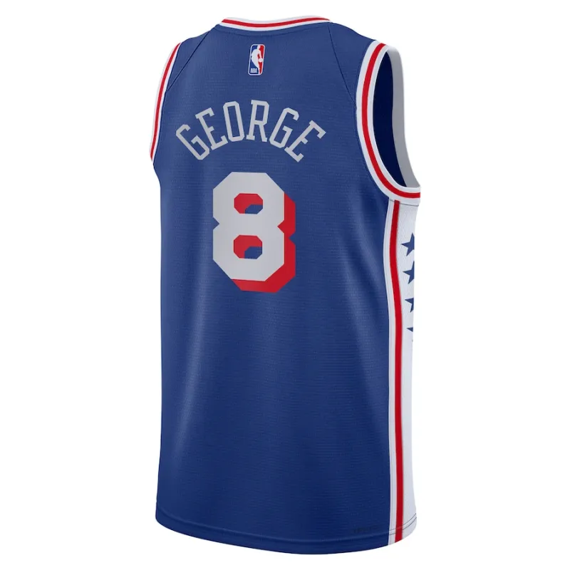 Paul George Philadelphia 76ers Youth Swingman Jersey - Icon Edition - Royal Blue