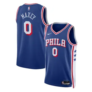 Tyrese Maxey Philadelphia 76ers Unisex Swingman Jersey - Icon Edition - Royal Blue