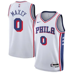 Tyrese Maxey Philadelphia 76ers Youth Association Swingman Jersey - White