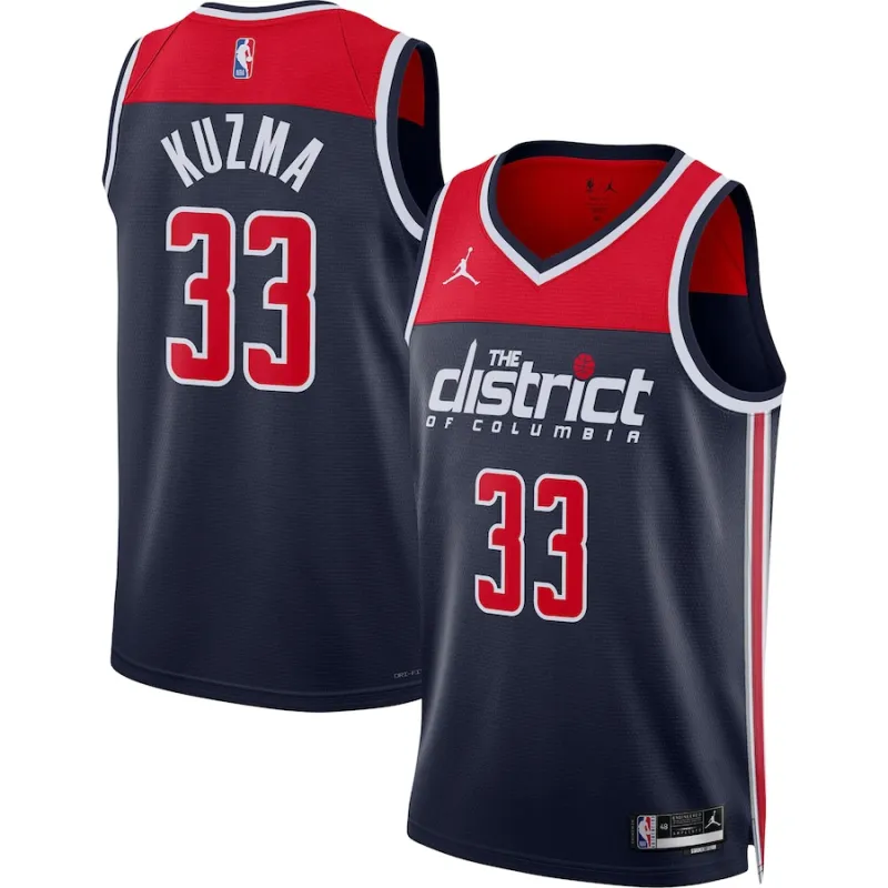 Maillot Kyle Kuzma Washington Wizards Jordan Brand Swingman