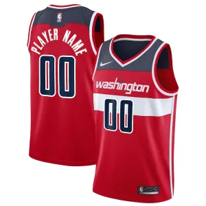 Washington Wizards 2020/21 Swingman Customized Jersey - Icon Edition - Red