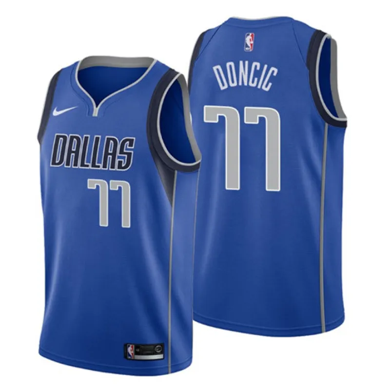 Luka Doncic, Dallas Mavericks Icon Blue