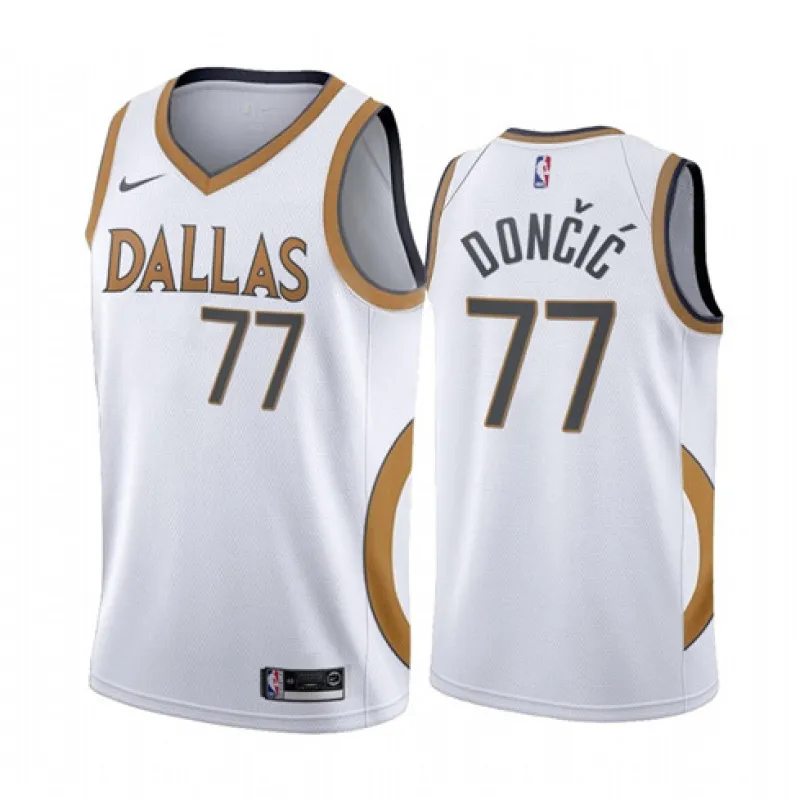Luka Doncic, Dallas Mavericks Edición Ciudad 2020/21 Blanco