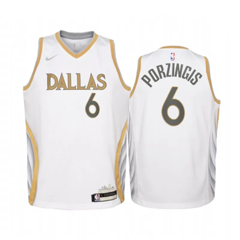 Kristaps Porzingis, Dallas Mavericks City Edition 2020/21 Weiß
