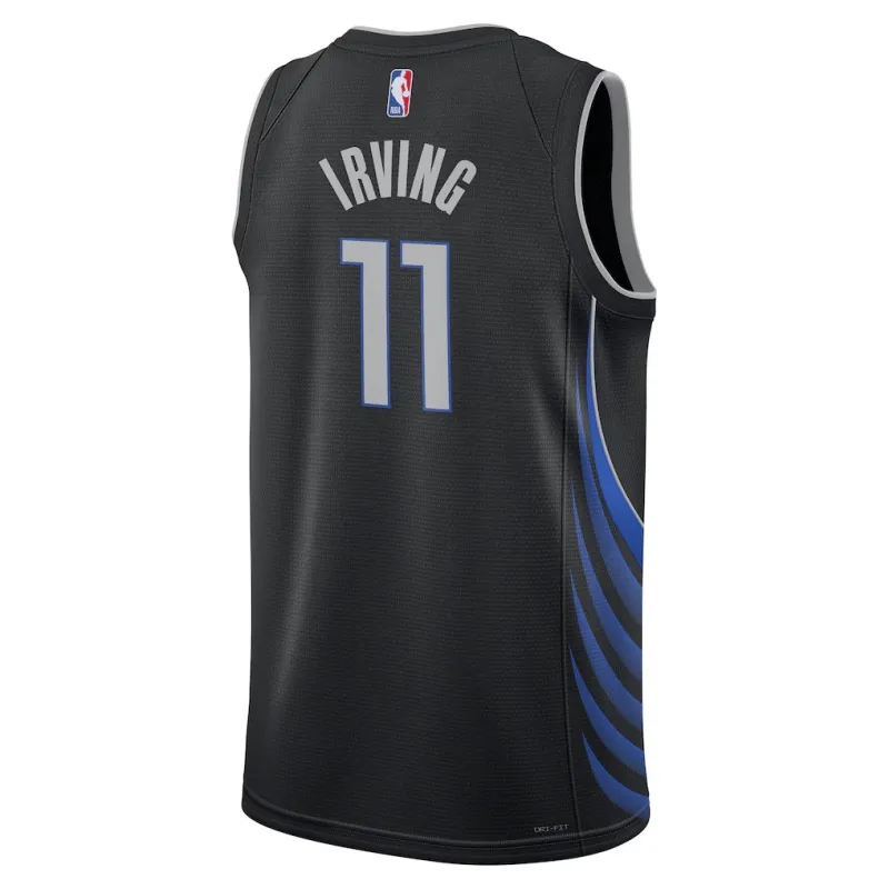 Dallas Mavericks Kyrie Irving 2025/26 Camiseta Unisex - Edición Ciudad - Negro