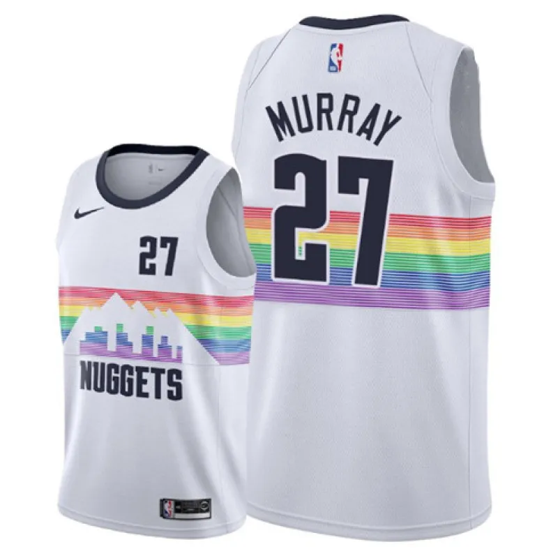 Jamal Murray, Denver Nuggets, 2018/19 City Edition, White
