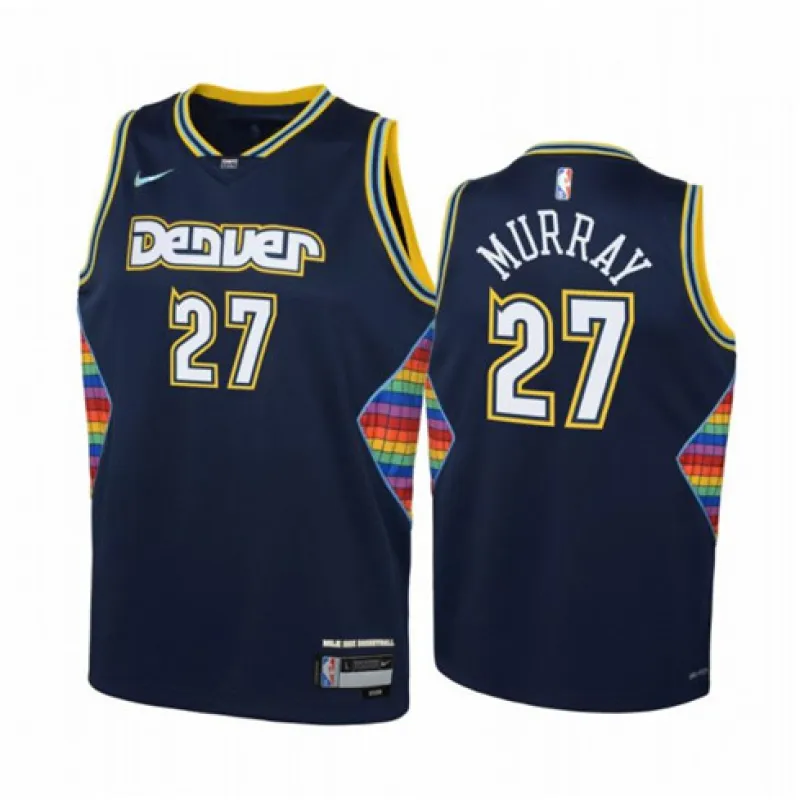 Jamal Murray, Denver Nuggets, 2021/22 City Edition, Dark Blue