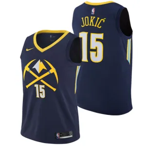 Nikola Jokic, Denver Nuggets, City Edition, Dark Blue
