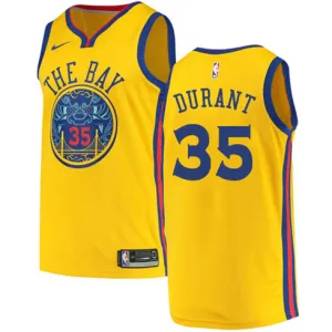 Kevin Durant, Golden State Warriors, Stadtausgabe, Gelb