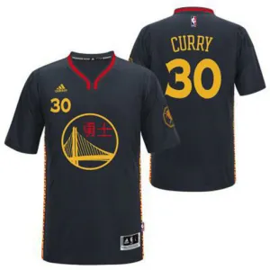 Golden State Warriors Stephen Curry City Edition Trikot Schwarz