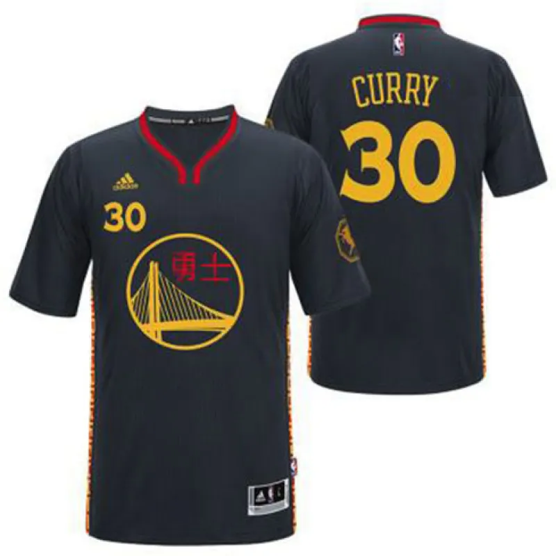 Golden State Warriors Stephen Curry City Edition Jersey Black
