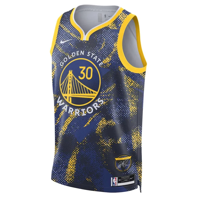 Golden State Warriors Stephen Curry 2025/26 Unisex Icon Edition Jersey - Blue