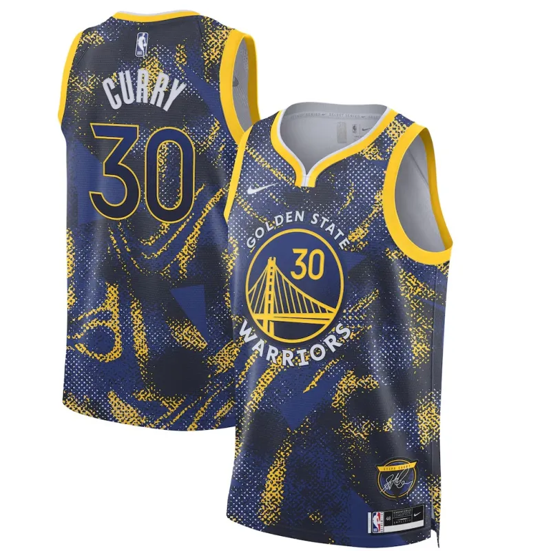 Golden State Warriors Stephen Curry 2025/26 Unisex Icon Edition Jersey - Blue