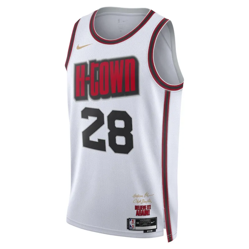 Alperen Sengun, Houston Rockets, Unisex 2024/25 City Edition, White