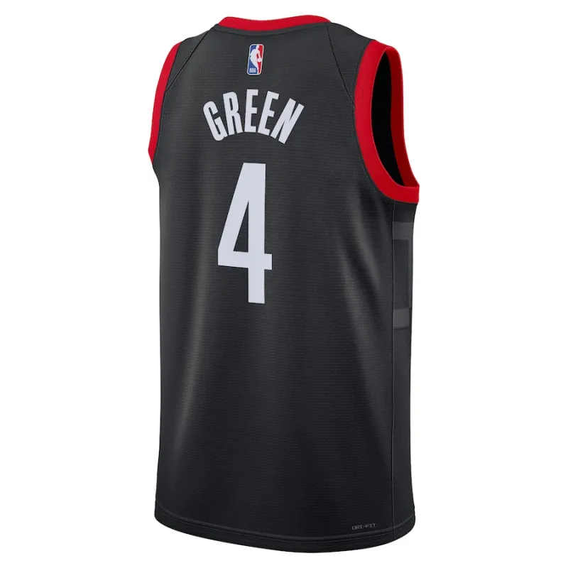 Jalen Green, Houston Rockets, Unisex Jersey, Statement Edition, Black