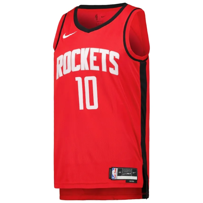 Houston Rockets Jabari Smith II Maglia Swingman Unisex - Edizione Icona - Rosso