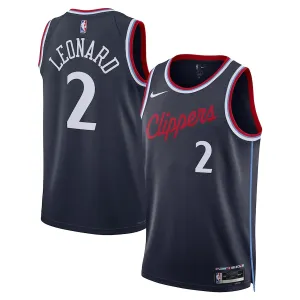 Kawhi Leonard, Los Angeles Clippers 2024/25 Icon Edition, Navy Blue