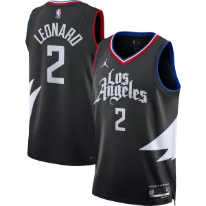 LA Clippers Trikot  Kawhi Leonard Statement Edition Schwarz