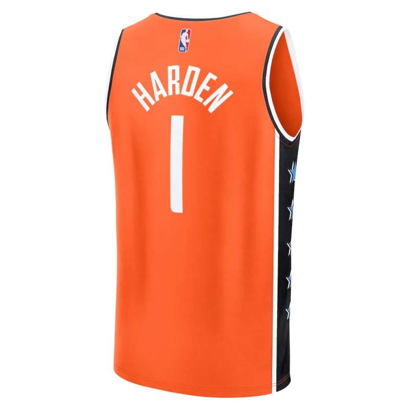 Los Angeles Clippers James Harden 2025/26 Maillot - Édition Ville - Orange