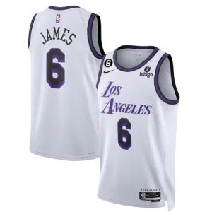 LeBron James, Los Angeles Lakers 2022/23 City Edition, White