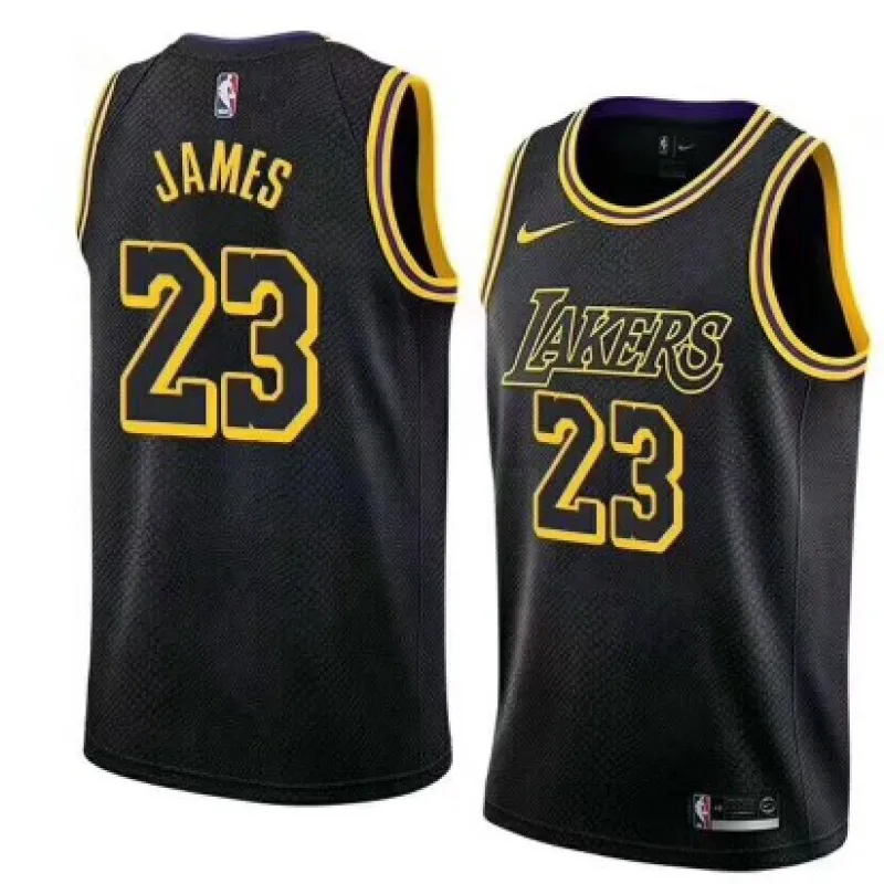 LeBron James, Los Angeles Lakers, City Edition, Black